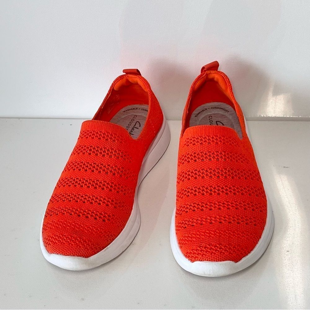 Clarks Cloudsteppers Ezera Path Perforated Knit Slip-Ons - Picture 3 of 6